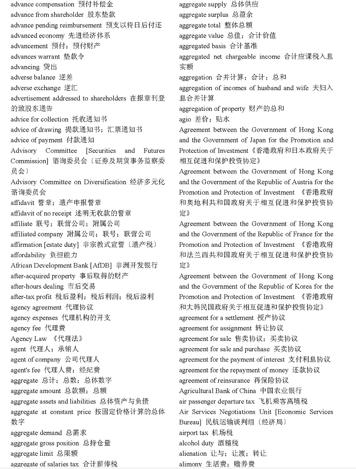 CFA英语